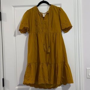 Mustard dress